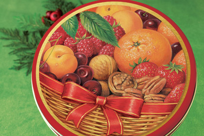 Basket of Delights Gift Tin, $22.95     