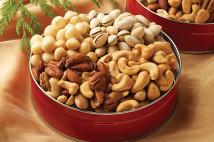 Signature Nuts Gift Tins, $19.95