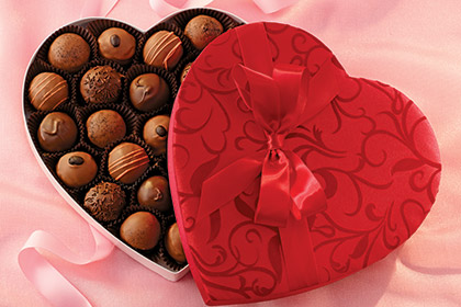 Liberty Orchards Truffles Heart $16.95 to $25.95