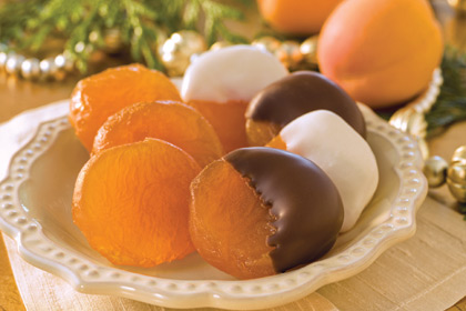Glaceed Apricots, $24.95 to $43.95